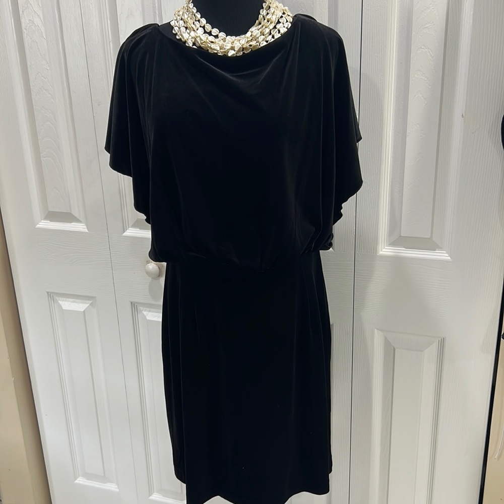 Jessica Simpson Black Velvet Dress
